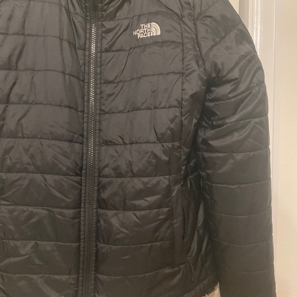 Girls North Face Mossbud Reversible Jacket XL